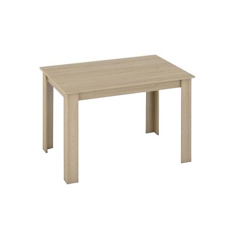 TEMPO KONDELA Jedálenský stôl, dub sonoma, 120x80, KRAZ
