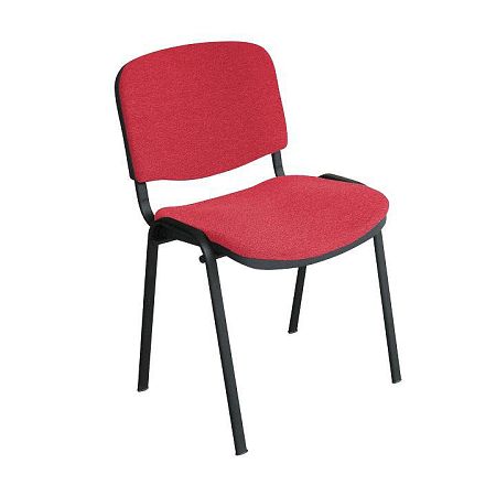 TEMPO KONDELA Kancelárska stolička, červená, ISO NEW