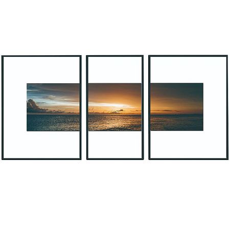 TEMPO KONDELA Zasklený tlačený obraz, viacfarebný, DX TYP 13 Sunset